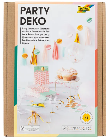 Party Deko Box 41-teilig